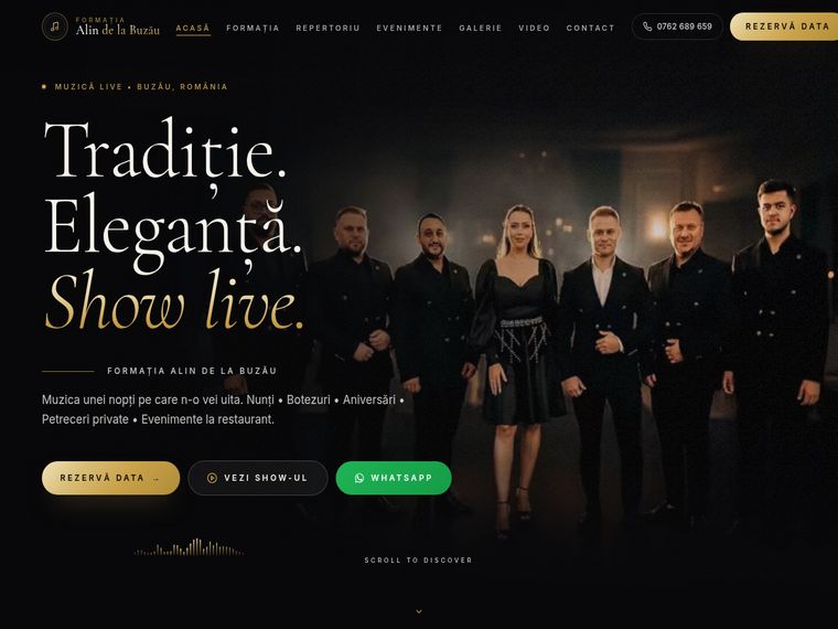 Site Formația Alin de la Buzău